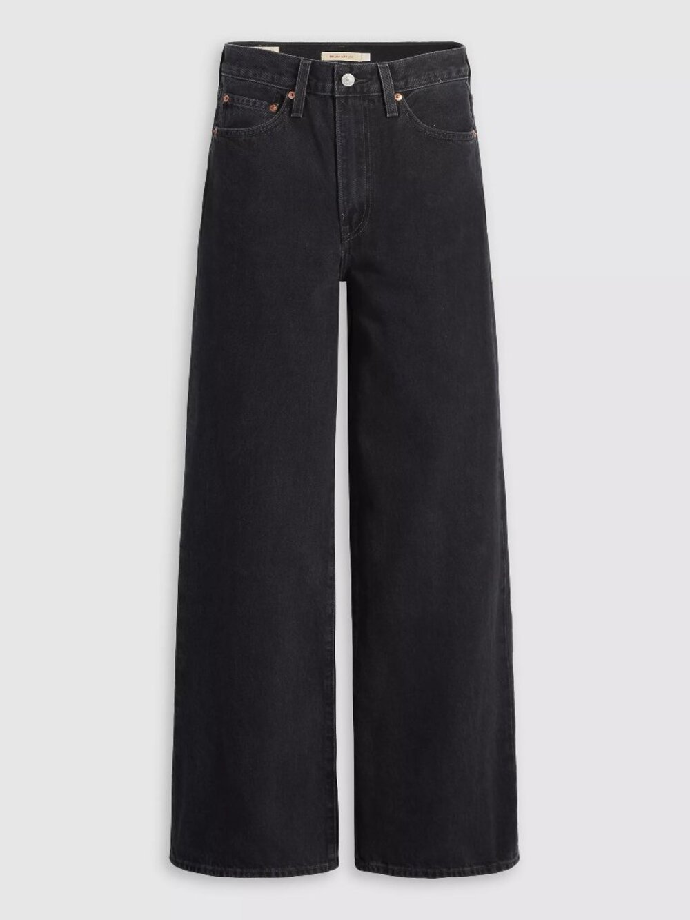 Levi's Ribcage Wide Leg Jeans - Black Dark Wash - Size 26x34